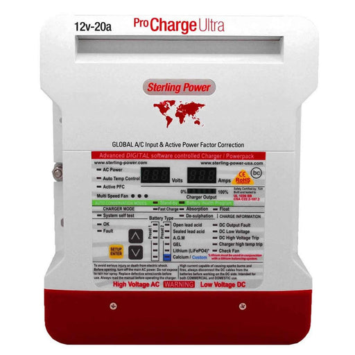 Sterling Battery Charger Pro-U 12V 10Amp Sterling Power - UK Camping And Leisure
