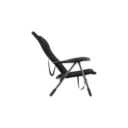 Crespo Beach Chair AP/205 Air Deluxe Black Crespo - UK Camping And Leisure