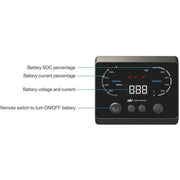 TBB Power Remote Display for M12 Batteries MEH-B with Bluetooth - View 2