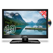 Cello 19" LED Digital Freeview/Freesat Tv/Built-in DVD Player 240/12v Cello - UK Camping And Leisure