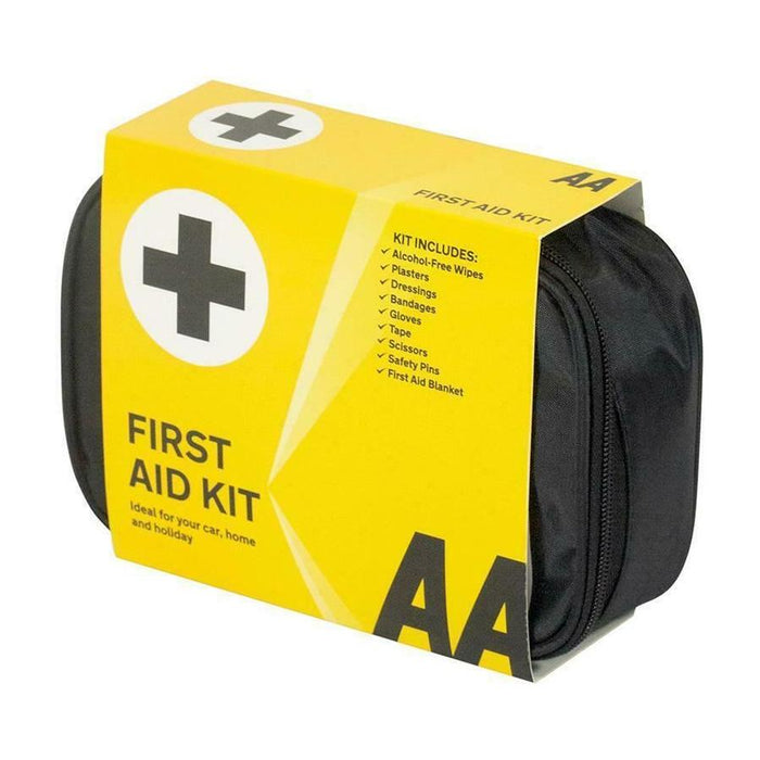 AA First Aid Kit & 600g Fire Extinguisher Ideal Cars Home Office Taxi Caravan AA - UK Camping And Leisure
