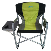 Liberty Lime Directors Chair with Side Table Camping Caravan
