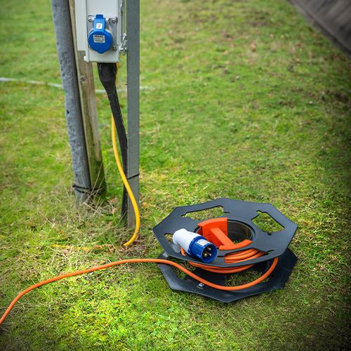 Maypole 25m Cable Tidy Reel for Caravan Site Leads Garden Hoses EV Charging Cables | touring caravan
