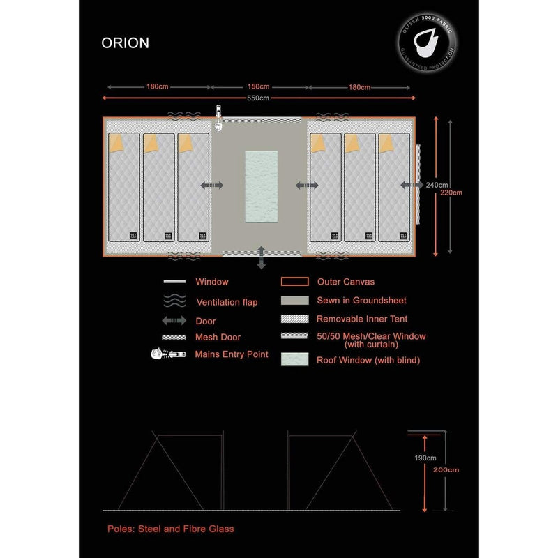 Olpro Orion 6 Berth Tent - View 4