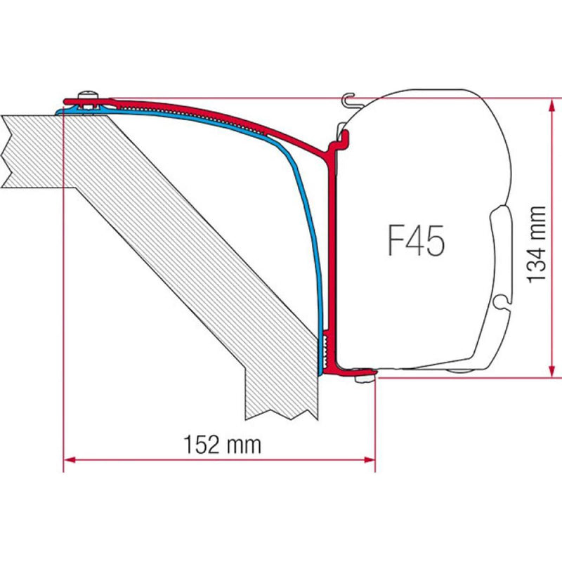 Fiamma Kit for Laika Rexoslne Ecovip 07 RVs Fiamma - UK Camping And Leisure