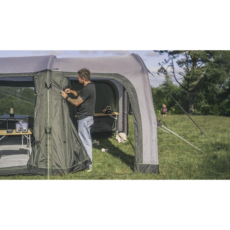 Outwell Lowa 6 Air 6 Berth Four Room Tunnel Tent - View 16