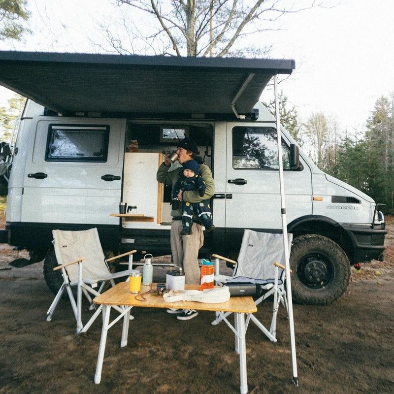 Dometic Go Compact Camp Table Bamboo Table - View 4