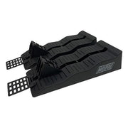 Maypole Heavy Duty 3 Step Level Ramp Kit  with Chocks and Anti-Slip Lead In Plates 4000kg Capacity Set of 2