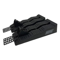 Maypole Heavy Duty 3 Step Level Ramp Kit  with Chocks and Anti-Slip Lead In Plates 4000kg Capacity Set of 2