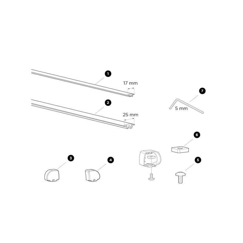 Thule Rubber Profile ProBar 1500050836