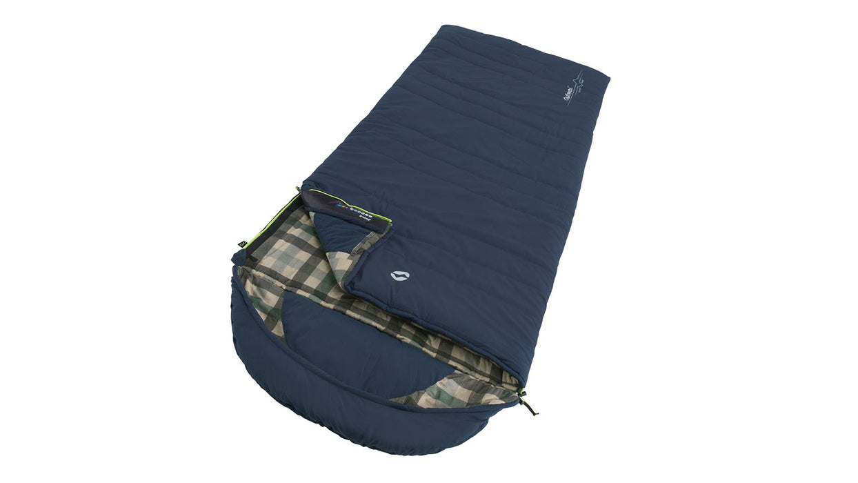 Outwell Camper Lux Deep Blue Single Sleeping Bag Outwell - UK Camping And Leisure