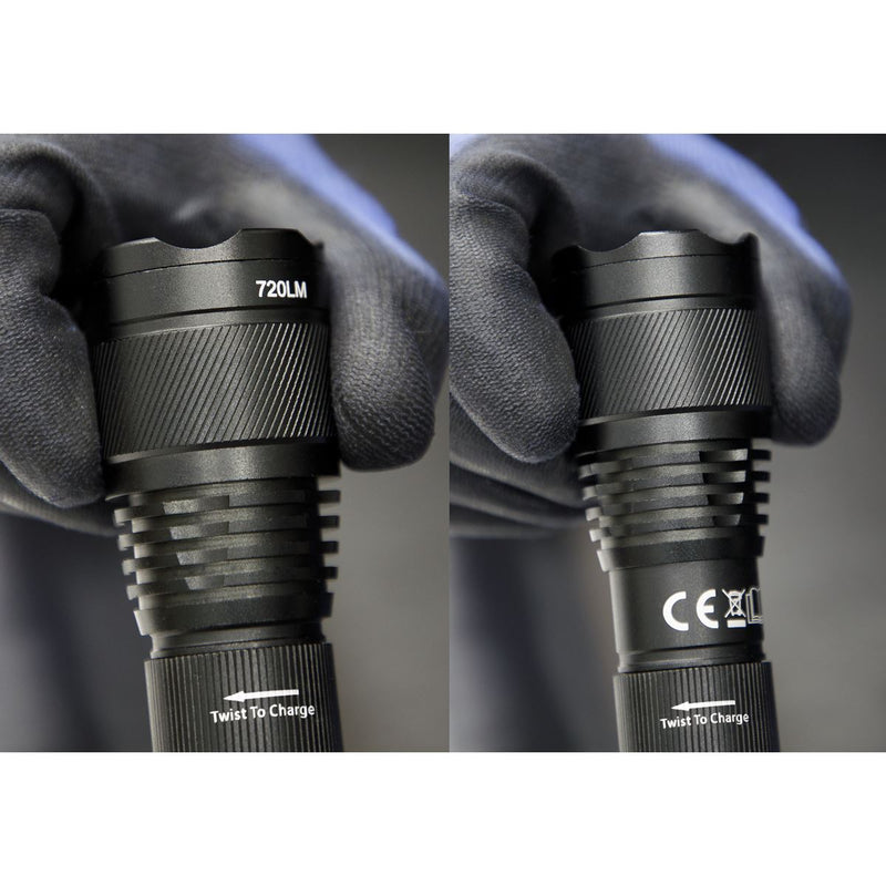 Sealey 10W Cree LED Rechargable USB Aluminium Torch Light Adjustable Focus Sealey - UK Camping And Leisure