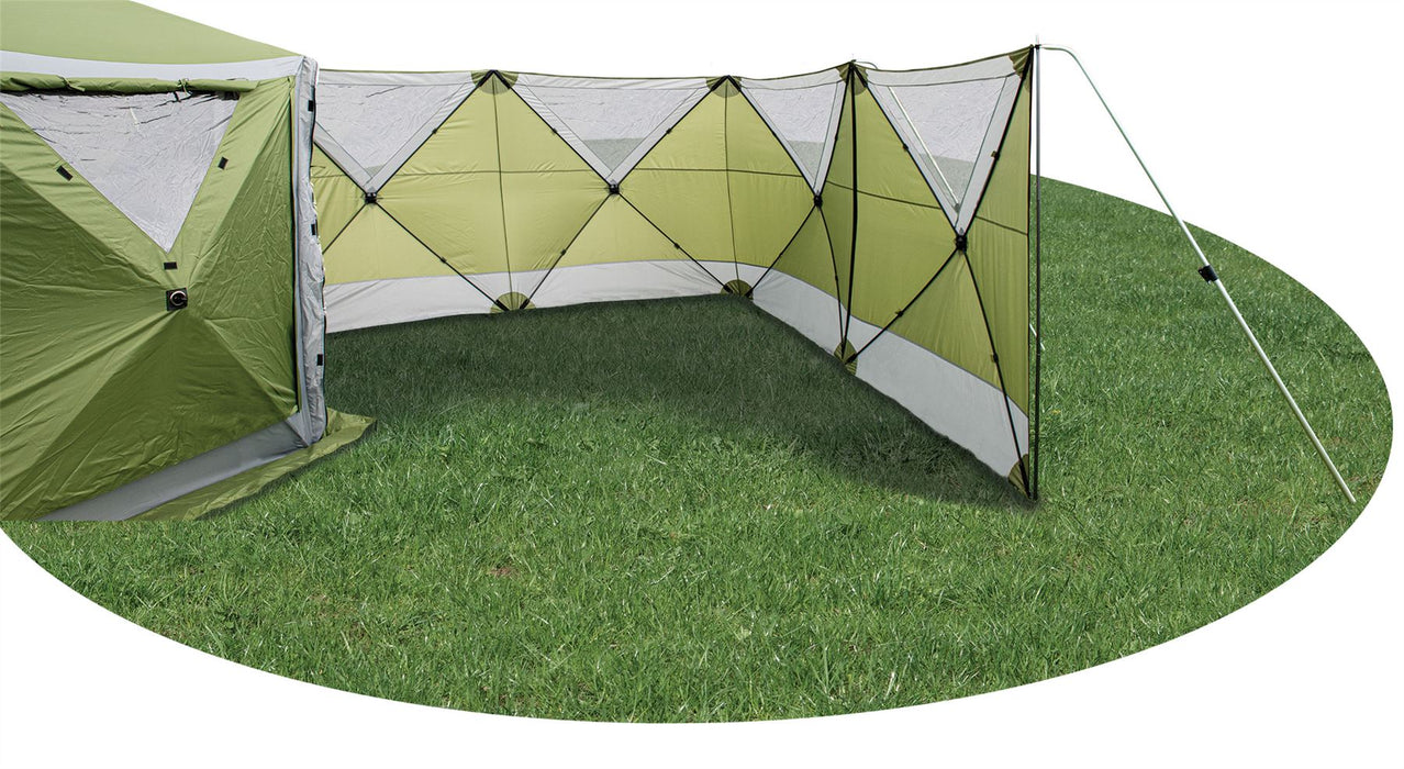 Quest Screen Shield (3 panel) Windbreak 180cm High Quest - UK Camping And Leisure