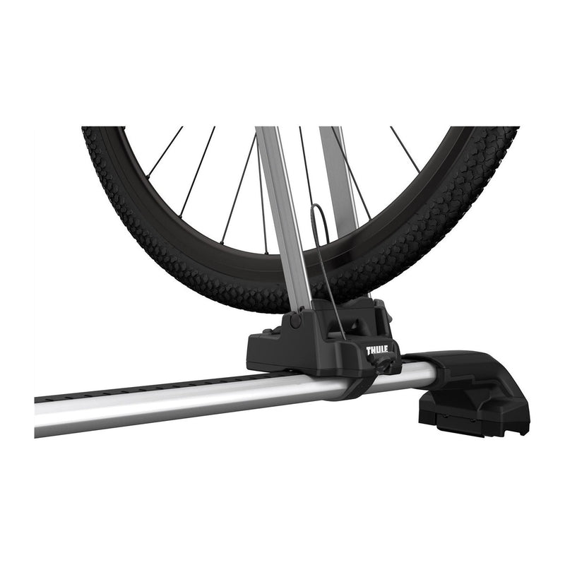 Thule Front Wheel Holder front wheel holder roof bike rack aluminium Roof Bike Rack Thule - UK Camping And Leisure