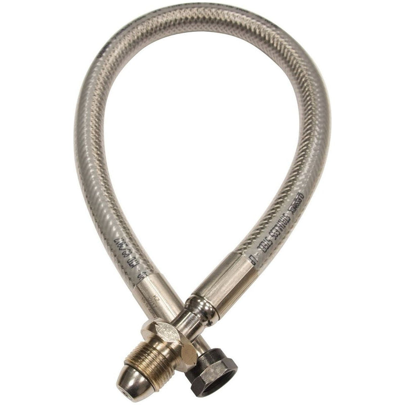 20" Stainless Pigtail W20 to Pol Non Return Valve Caravan/Motorhome Nova - UK Camping And Leisure