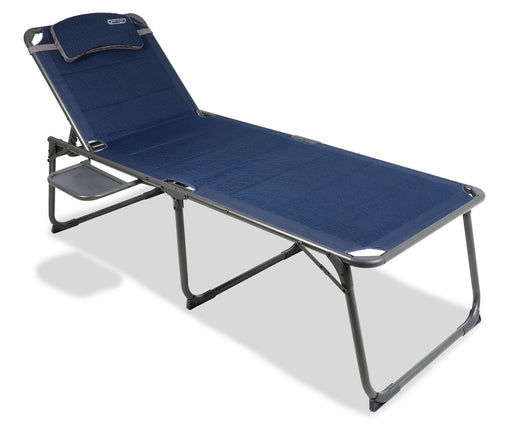 Quest Ragley Pro Lounge bed with side table Quest - UK Camping And Leisure