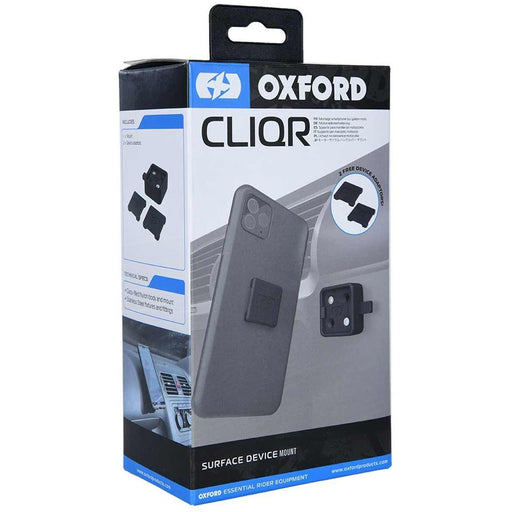 Oxford CLIQR Surface Mount: Adhesive & Removable for Smartphones Oxford - UK Camping And Leisure