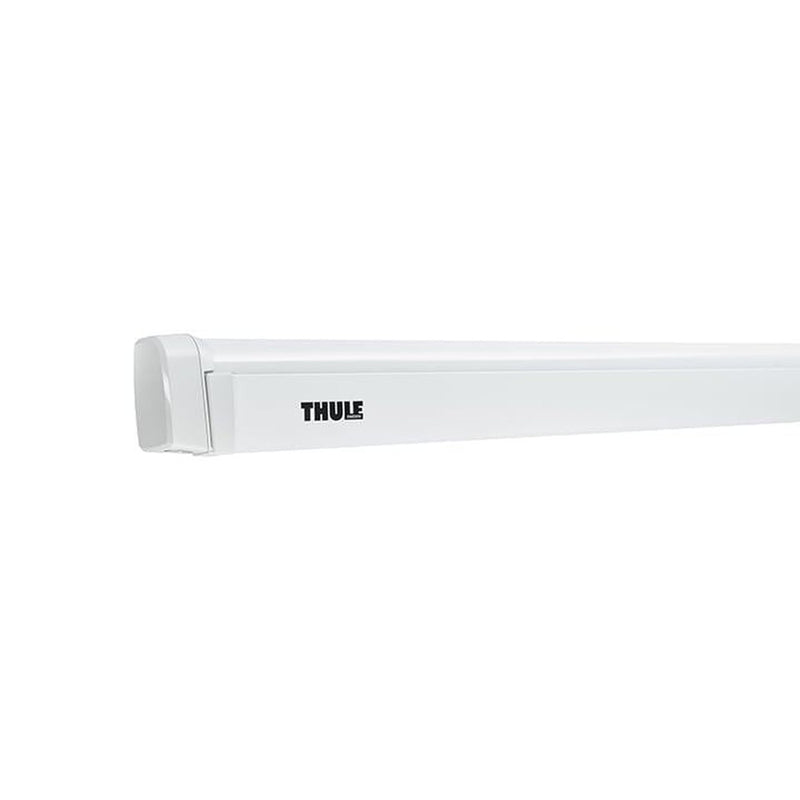 Thule 4200 4.50x2.00m Wall Awning White with Fabric Finish Mystic Grey