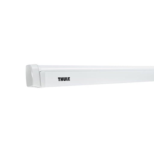 Thule 4200 4.50x2.00m Wall Awning White with Fabric Finish Mystic Grey