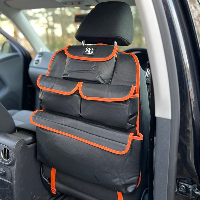 Olpro Rear Single Seat Storage Organiser - Orange