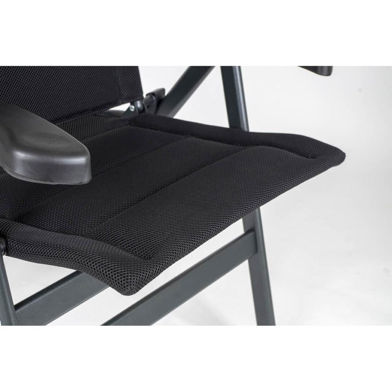 Crespo Chair XL AP/238 Air Deluxe Black Crespo - UK Camping And Leisure