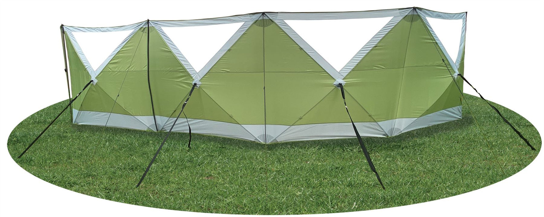 Quest Screen Shield (3 panel) Windbreak 180cm High Quest - UK Camping And Leisure