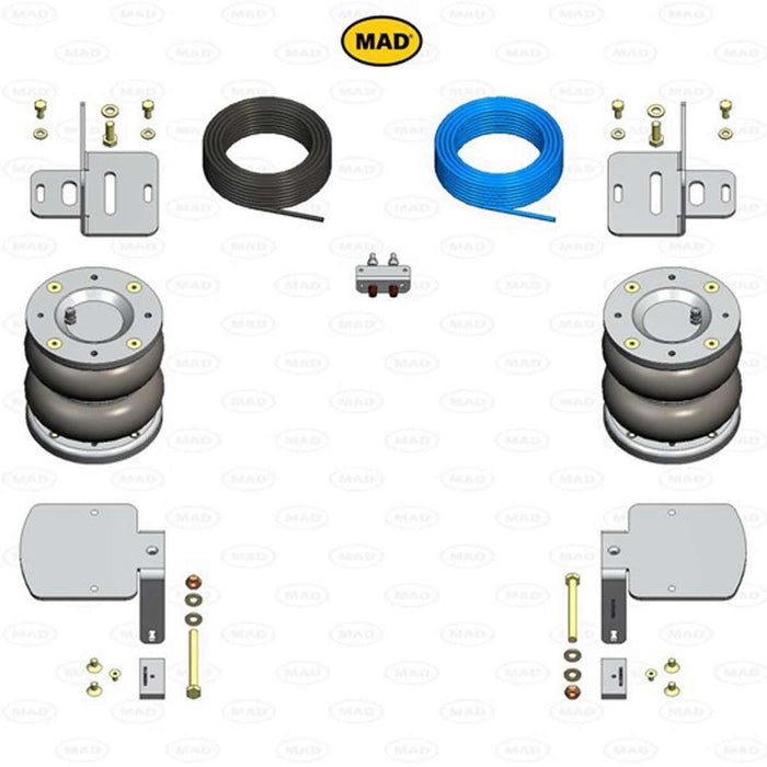 MAD Air Master Basic Suspension Kit FWD Transit V363 08/13 (Van Only) MAD - UK Camping And Leisure