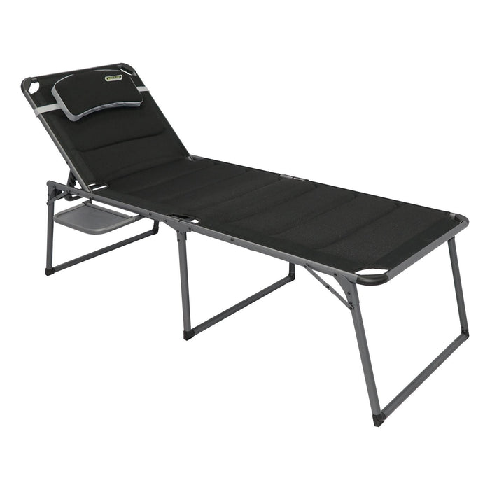 Vienna Pro Lounge bed with side table F1364 Quest - UK Camping And Leisure