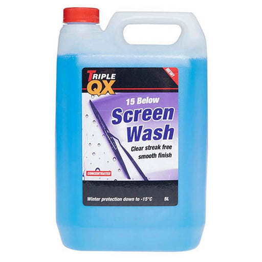 Triple QX -15 Concentrated Screenwash 5 Litres Triple QX - UK Camping And Leisure