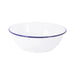 Bo-Camp Tableware Enamel 6 Pieces White/Blue Bo-Camp - UK Camping And Leisure