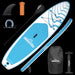 Dellonda Inflatable Stand-Up Paddle Board 10'6" Dellonda - UK Camping And Leisure