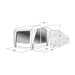 Outwell Crossville 250SA Air Drive-Away Campervan Air Awning 175-200cm Outwell - UK Camping And Leisure