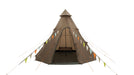 Easy Camp Rands Tipi Tent Dark Sand 8 Person Easy Camp - UK Camping And Leisure