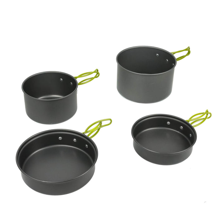 Leisurewize Premium Outdoor Cooking Set 10 Piece with Pans Leisurewize - UK Camping And Leisure