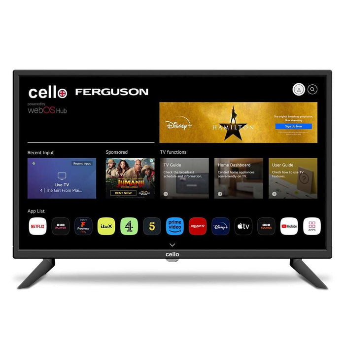 Cello 24" Smart Webos HD Ready TV with Freeview Play Cello - UK Camping And Leisure