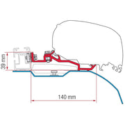 Fiamma Kit Smart Clamp System fits Fiat Ducato F80S Fiamma - UK Camping And Leisure