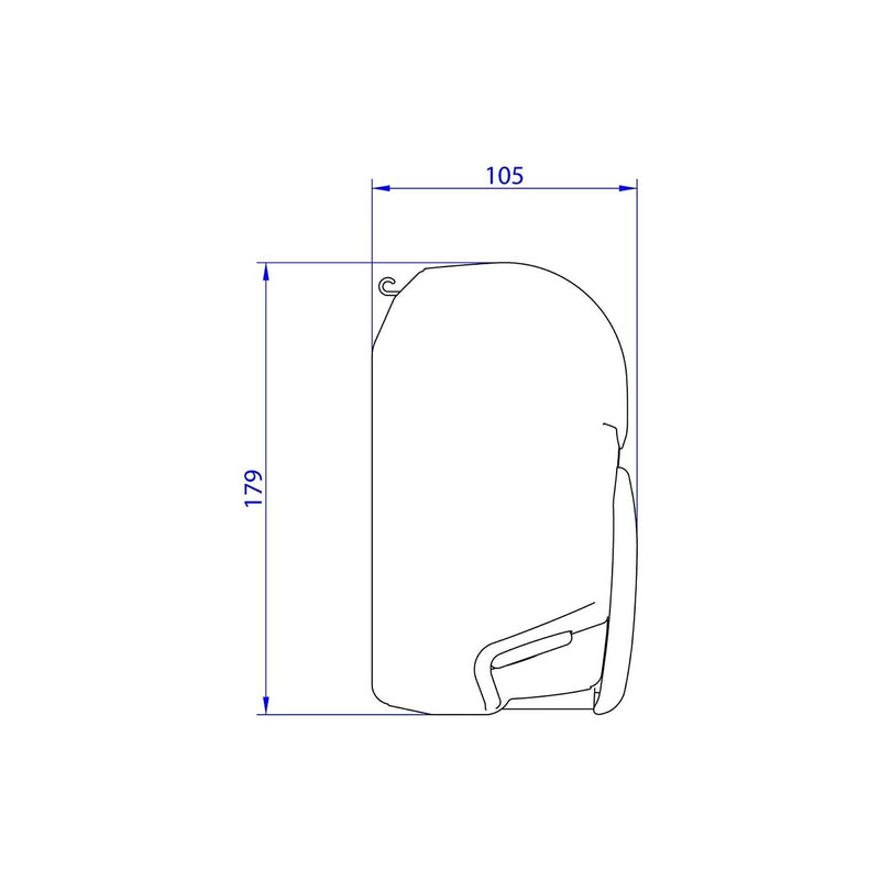 Thule Omnistor 8000 Awning 5.50m white frame, frabic - mystic grey Thule - UK Camping And Leisure