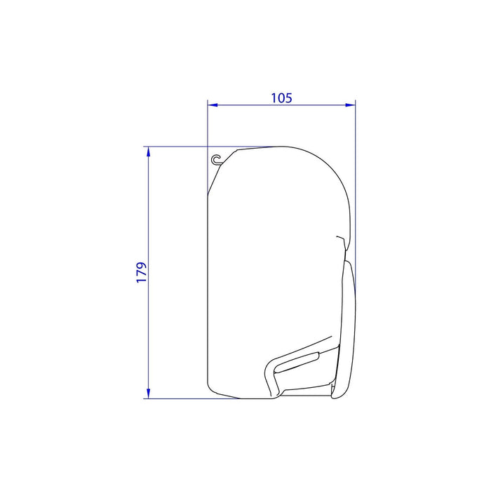 Thule Omnistor 8000 Awning 5.50m white frame, frabic - mystic grey Thule - UK Camping And Leisure