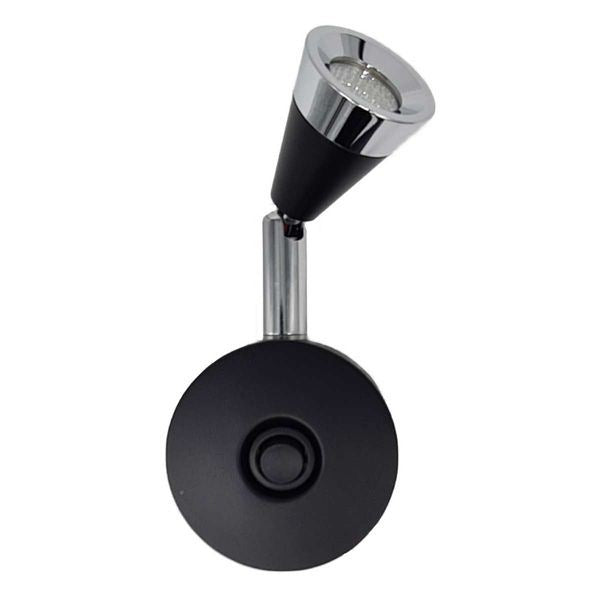 Dimatec COB Light 2W with USB Socket Black