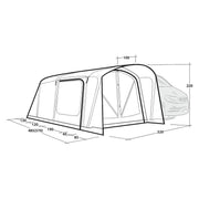 Outwell Jones L PowerAir Driveaway Awning Campervan 175-200cm Low - View 20