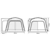 Outdoor Revolution Q Cayman T1 Driveaway Awning Outdoor Revolution - UK Camping And Leisure
