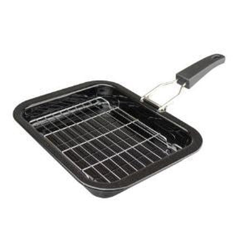 Via Mondo Enamel Grill Pan Large 35Cmx25Cmx5Cm 106DVE Via Mondo - UK Camping And Leisure
