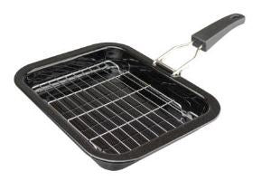 Via Mondo Enamel Grill Pan Large 35Cmx25Cmx5Cm 106DVE Via Mondo - UK Camping And Leisure