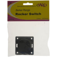 Berker Rocker Switch Anthracite 21231A