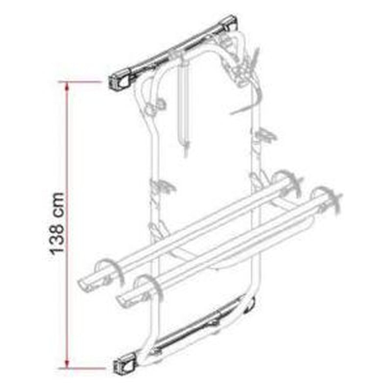 Fiamma Kit Bars Dj Sprinter >06/Crafter >06 <16 Deep Black 08754-02A Fiamma - UK Camping And Leisure