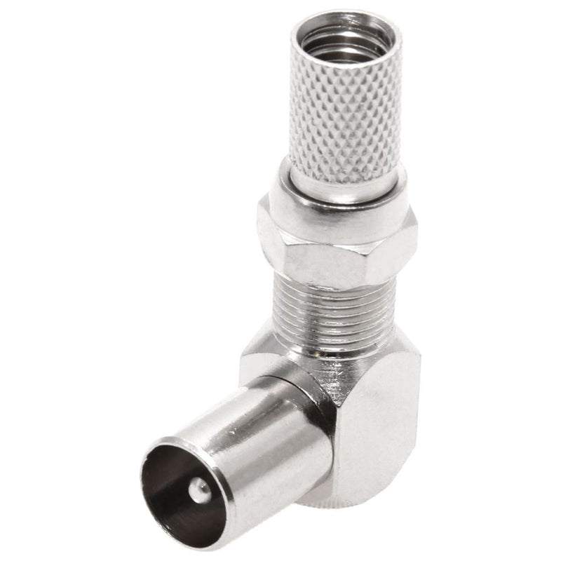 AG Right Angled RF Adapter Plus F Connector for Caravan and Motorhomes AG - UK Camping And Leisure