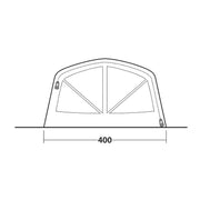 Outwell Lowa 6 Air 6 Berth Four Room Tunnel Tent - View 20