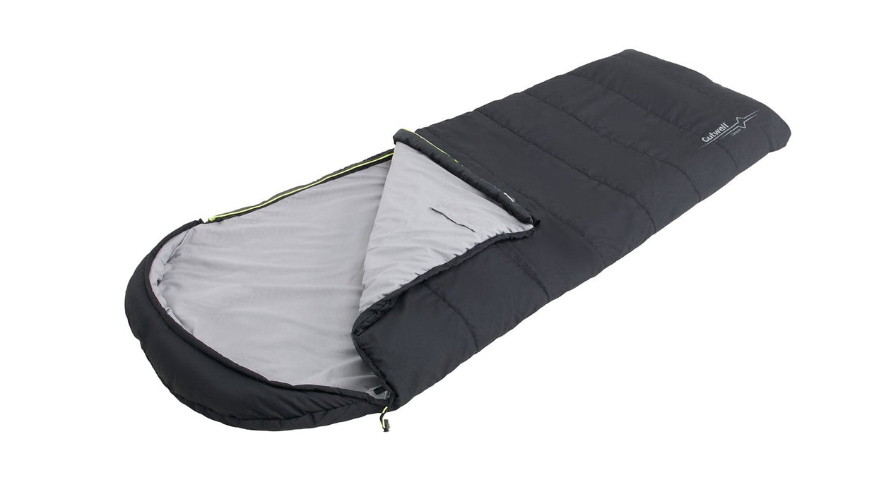 Outwell Campion Black Black Single Sleeping Bag Outwell - UK Camping And Leisure