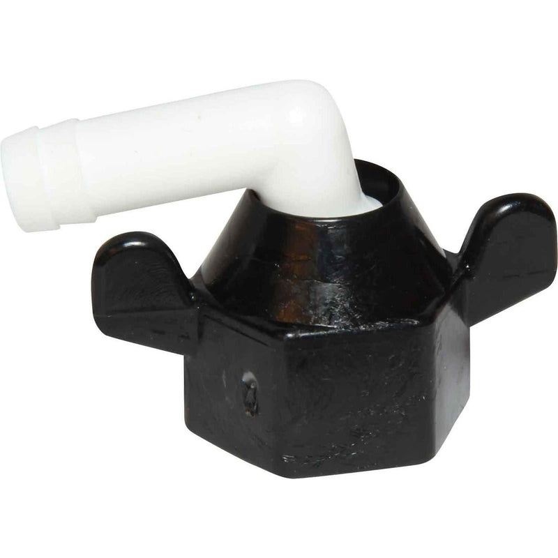 SHURflo 90 Degree Wing Nut Fitting 1/2" NPT Female to 10mm ID Hose SHURflo - UK Camping And Leisure