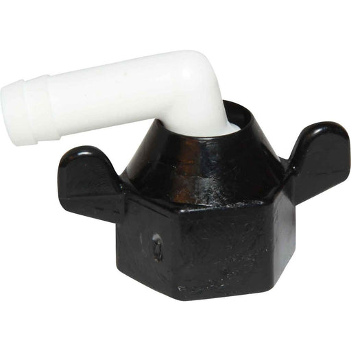 SHURflo 90 Degree Wing Nut Fitting 1/2" NPT Female to 10mm ID Hose SHURflo - UK Camping And Leisure